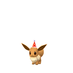 Event - 0133 - Eevee (Red Party Hat)